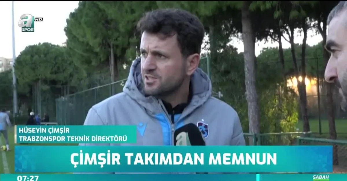 Hüseyin Çimşir takımdan memnun