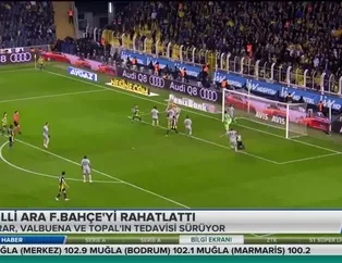 Milli ara Fenerbahçe'yi rahatlattı