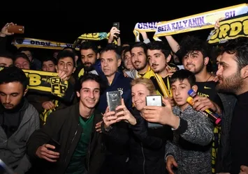 F.Bahçe kafilesi, Giresun'da coşkuyla karşılandı