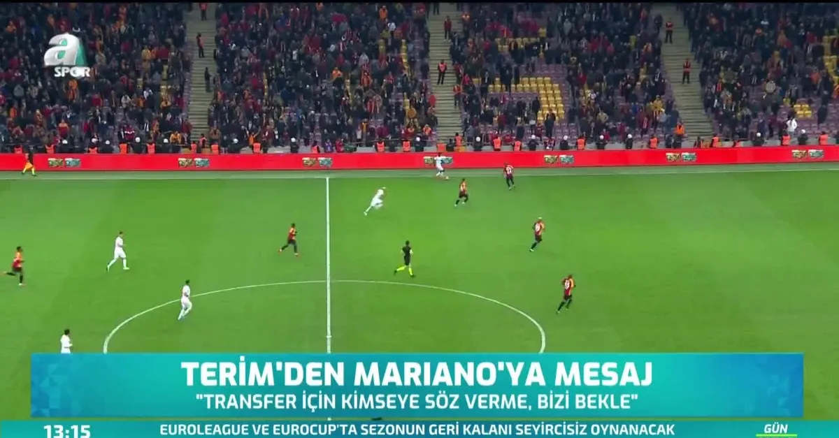 Fatih Terim'den Mariano'ya mesaj