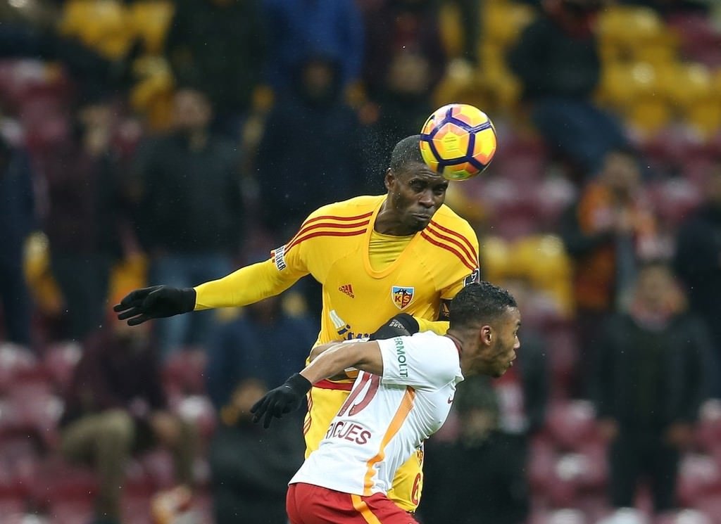 Galatasaray-kayserispor karşılaşmasından kareler
