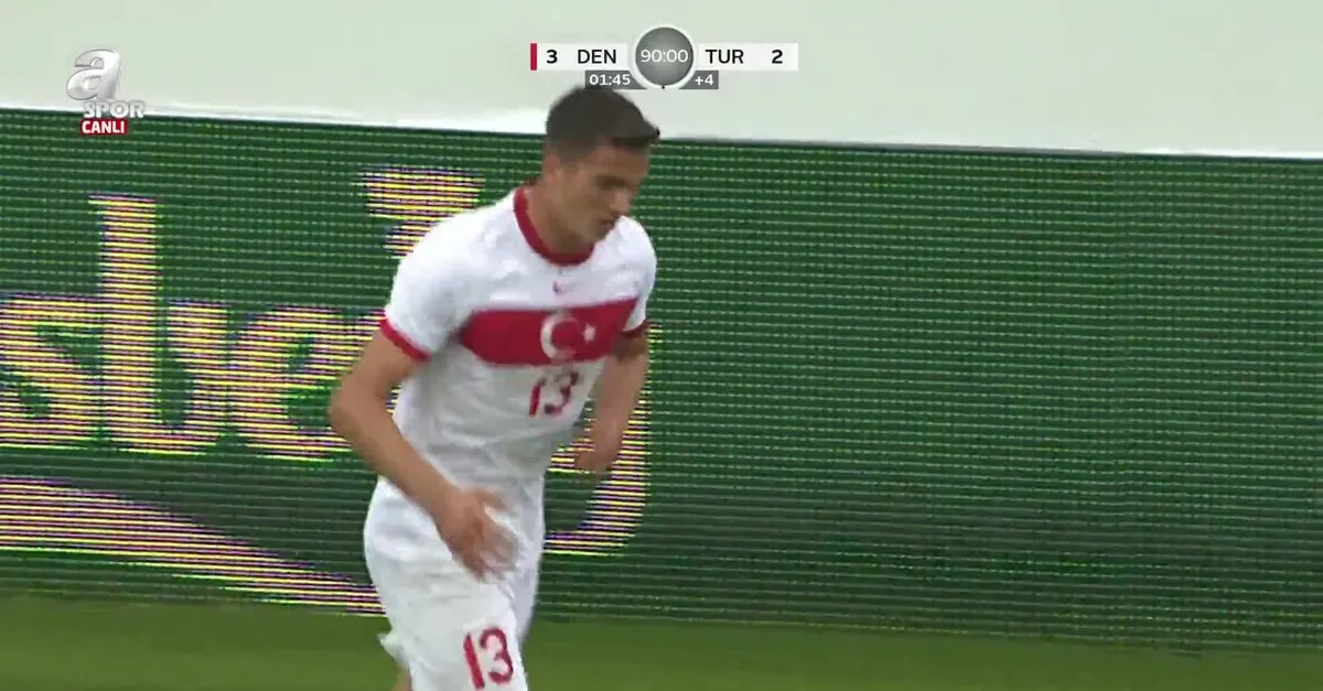 GOL | Danimarka 3-2 Türkiye