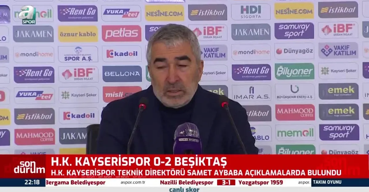Samet Aybaba'dan hakemlere eleştiri!