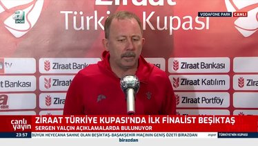 Sergen Yalçın'dan Beşiktaş - Başakşehir maçı sonrası Aboubakar ve Fenerbahçe sözleri!