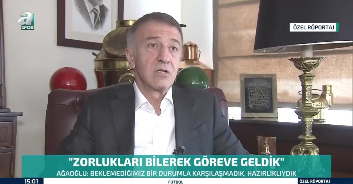 Trabzonspor Başkanı Ahmet Ağaoğlu: Zorlukları bilerek göreve geldik