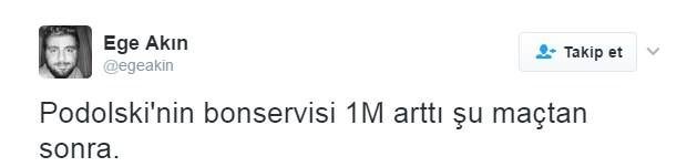 Podolski 5 gol attı, sosyal medya yıkıldı