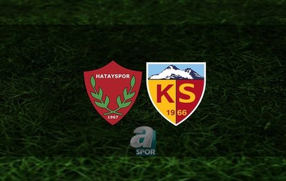 Hatayspor - Kayserispor CANLI İZLE Hatayspor - Kayserispor canlı anlatım