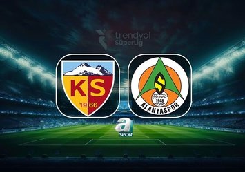 Kayserispor-Alanyaspor | CANLI