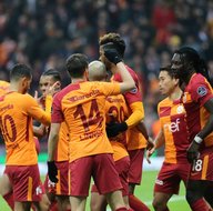 Galatasaray-Antalyaspor karşılaşmasından kareler