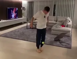 Ander Herrera karantinada şov yaptı