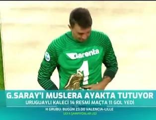 Galatasaray'ı Muslera ayakta tutuyor