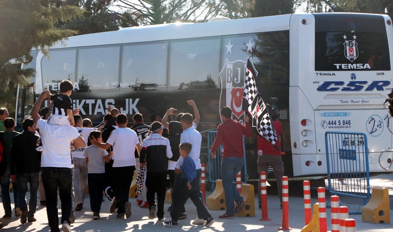 Beşiktaş’a Gaziantep’te coşkulu karşılama