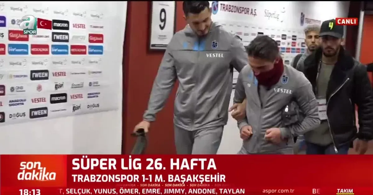 Trabzonspor'da Abdülkadir Ömür sakatlandı