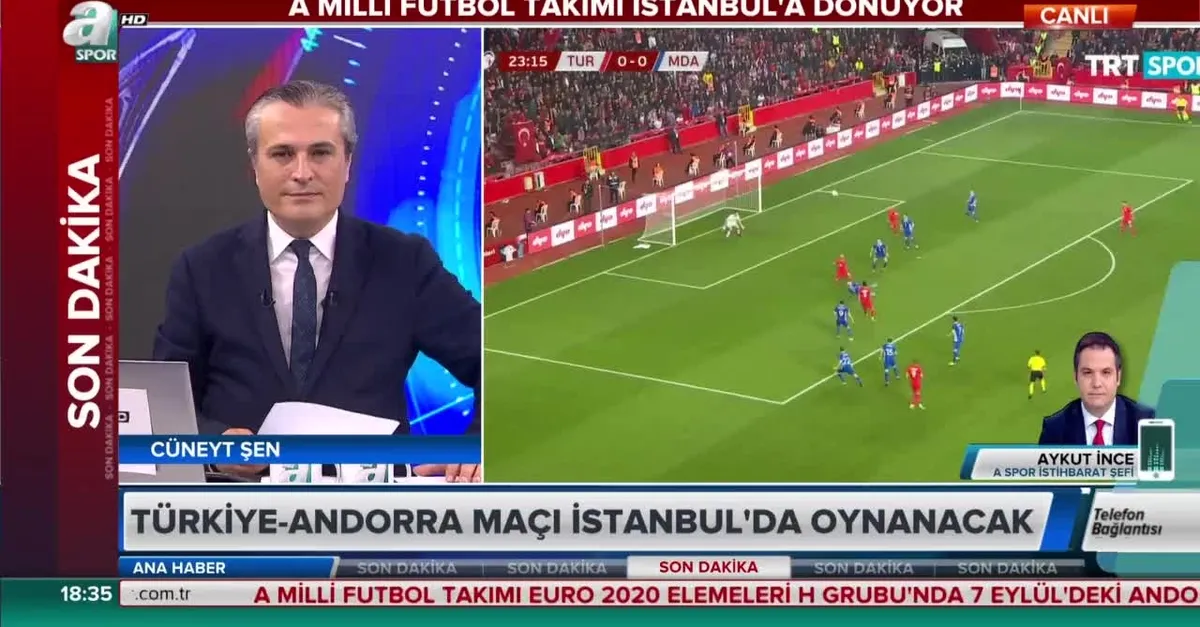 A Milli Futbol Takımı İstanbul'a dönüyor
