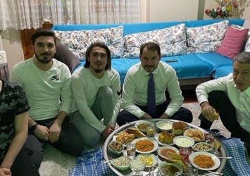 Hazine ve Maliye Bakanı Berat Albayrak'tan Abdülkadir Ömür'e ziyaret