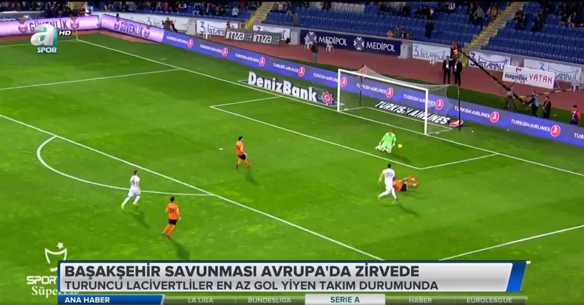 Başakşehir'in savunması Avrupa'da zirvede