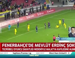 Fenerbahçe'de Mevlüt Erdinç şoku!