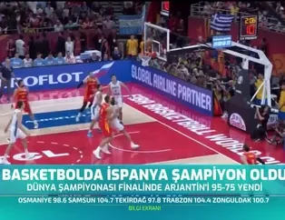 Basketbolda İspanya şampiyon oldu