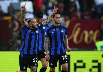 Hakan'lı Inter Roma'yı devirdi!