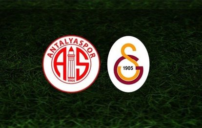 Antalyaspor-Galatasaray maçı ne zaman, saat kaçta? Hangi kanalda CANLI yayınlanacak? İşte muhtemel 11’ler