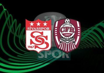 Sivasspor - Cluj | İlk 11'ler belli oldu