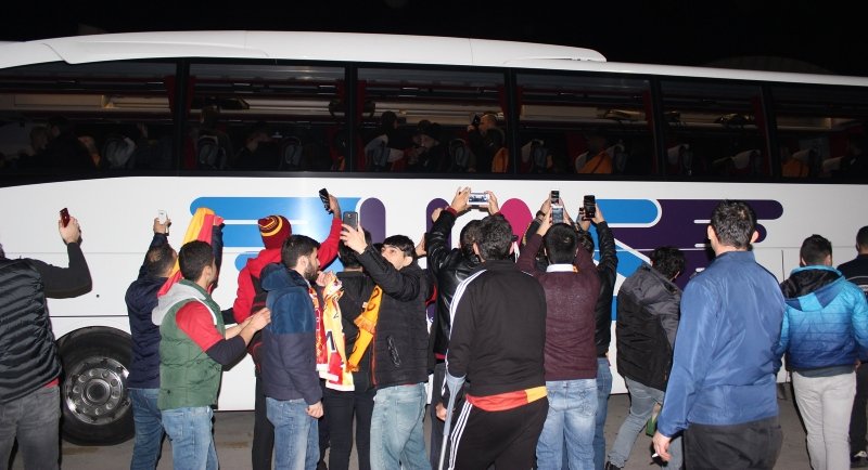 Galatasaray’a Hatay’da coşkulu karşılama