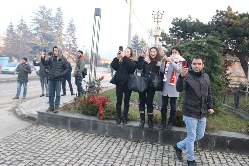 Bolu’da Galatasaray izdihamı yaşandı
