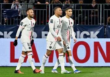 PSG farklı kazandı! Mbappe ve Neymar'dan hat-trick