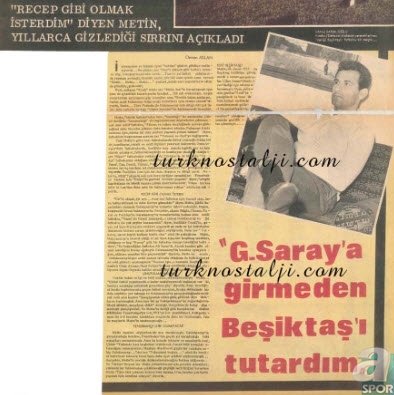 Galatasaray’ın efsanesinden flaş sözler! ’Koyu bir Beşiktaş taraftarıyım’