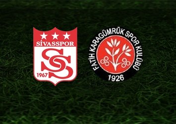 Sivasspor - Karagümrülk maçı ne zaman ve saat kaçta?