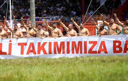 Kırkpınar’da başpehlivanlardan A Milli Takım’a destek!