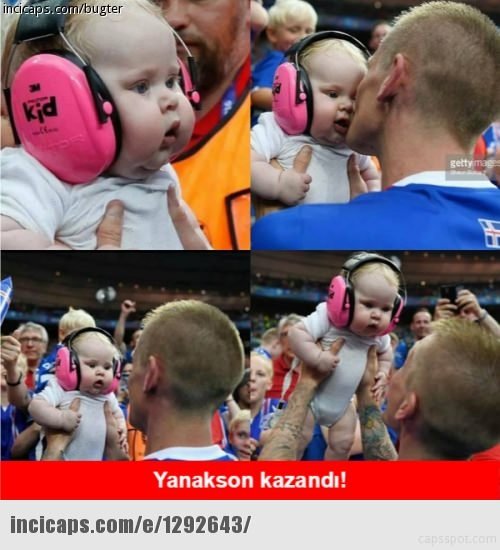 İzlanda-Türkiye mücadelesi capsleri