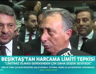 Beşiktaş'tan harcama limiti tepkisi