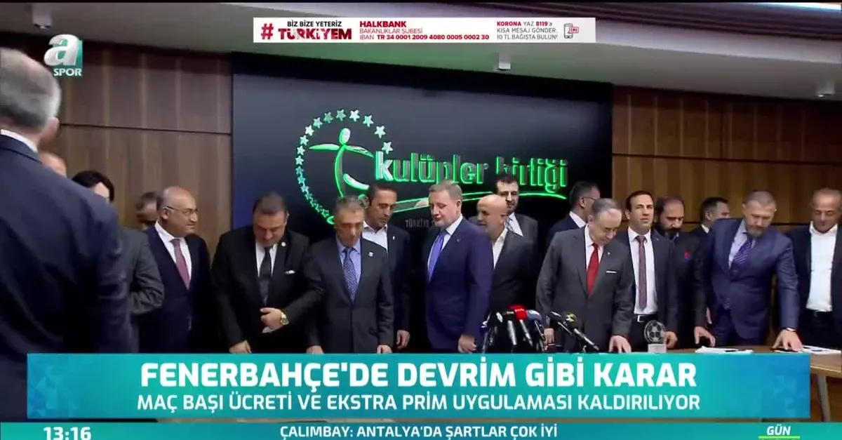 Fenerbahçe'de devrim gibi karar