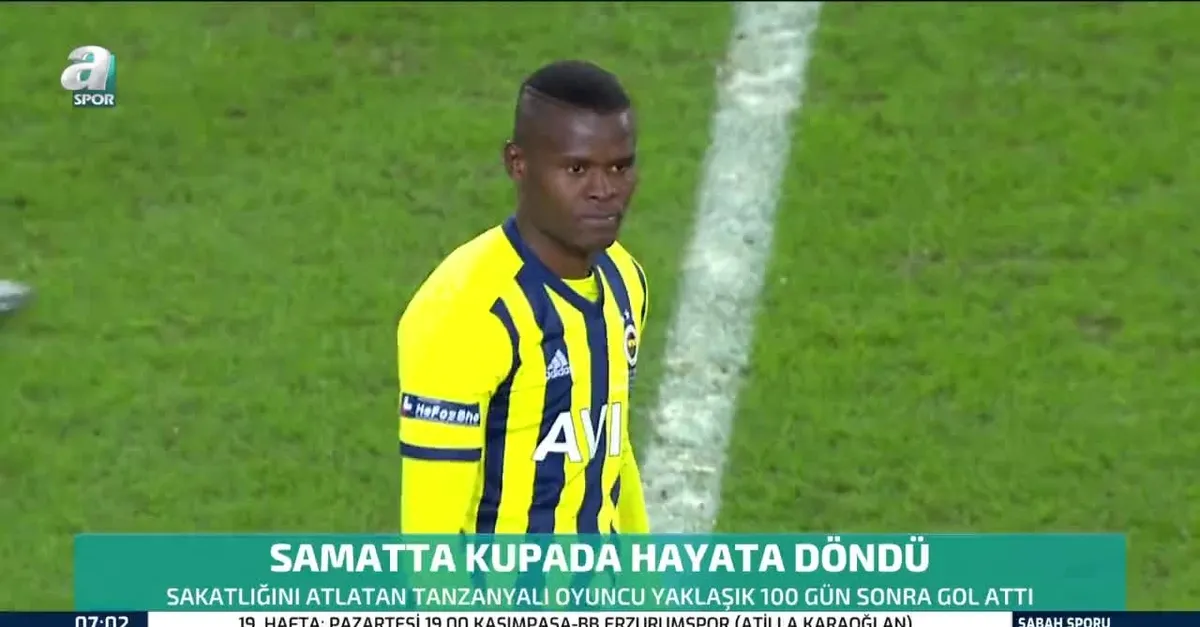 Fenerbahçe'de Samatta geri döndü
