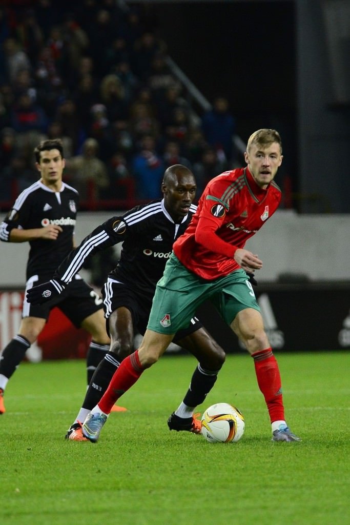 Lokomotiv Moskova - Beşiktaş maçından kareler