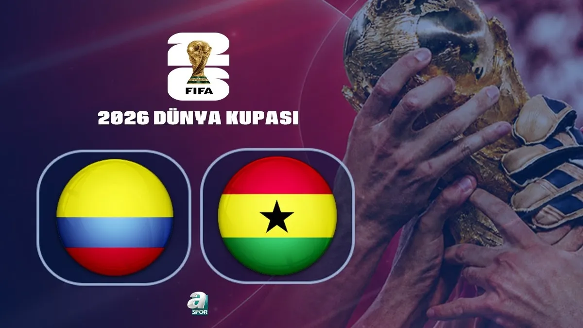 Kolombiya-Gana maçı | CANLI (2026 FIFA Dünya Kupası)