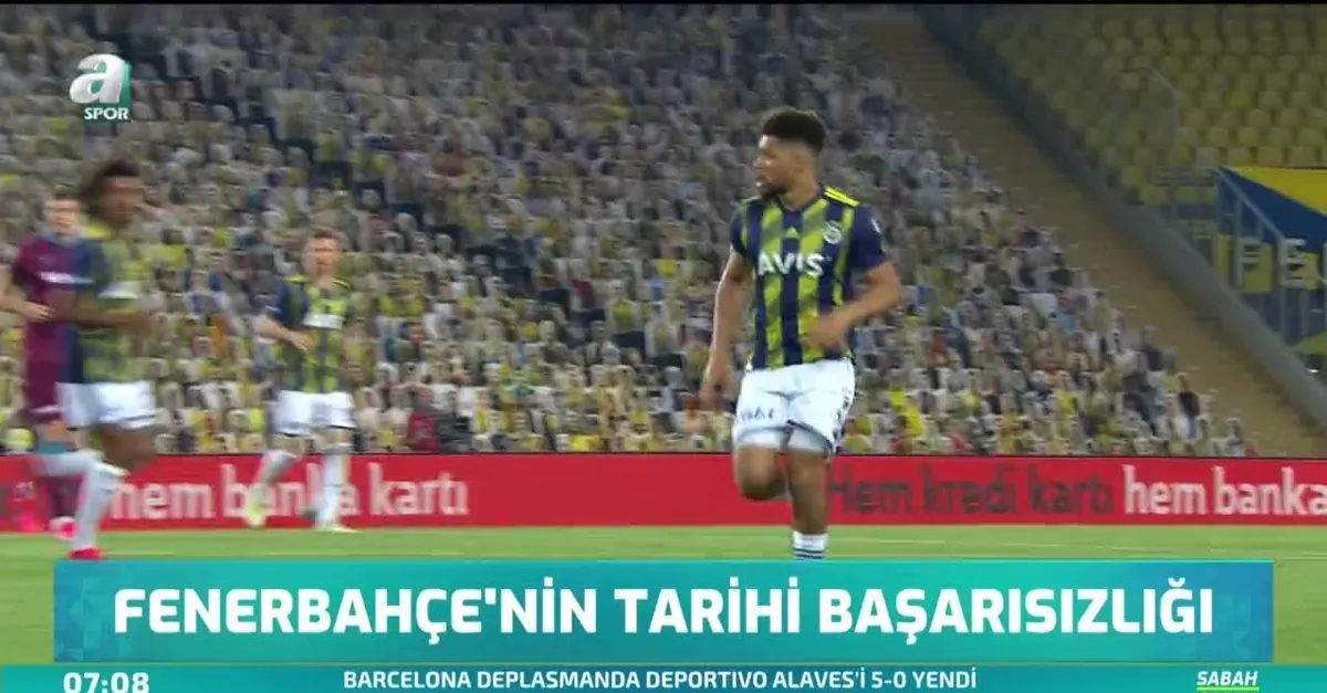 Fenerbahçe'nin tarihi başarısızlığı