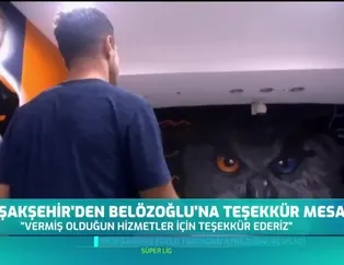Başakşehir'den Emre Belözoğlu'na teşekkür