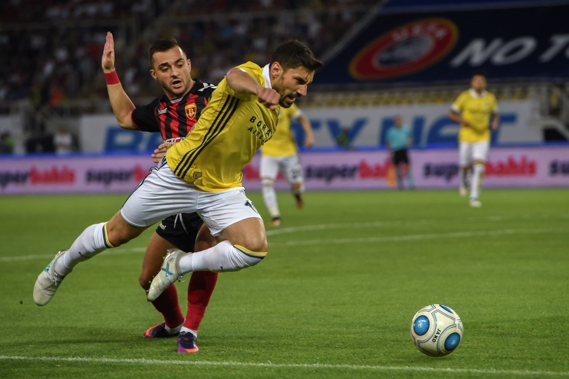 Vardar - Fenerbahçe maçından kareler