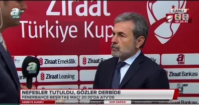 Kocaman derbi stratejisini açıkladı!