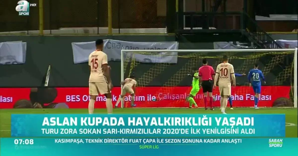 Aslan kupada hayal kırıklığı yaşadı