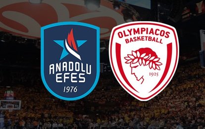 Anadolu Efes Olympiakos maçı CANLI Anadolu Efes Olympiakos canlı izle | THY EuroLeague