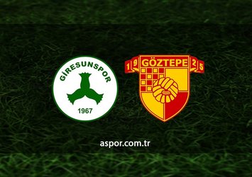 Giresunspor - Göztepe maçı saat kaçta?