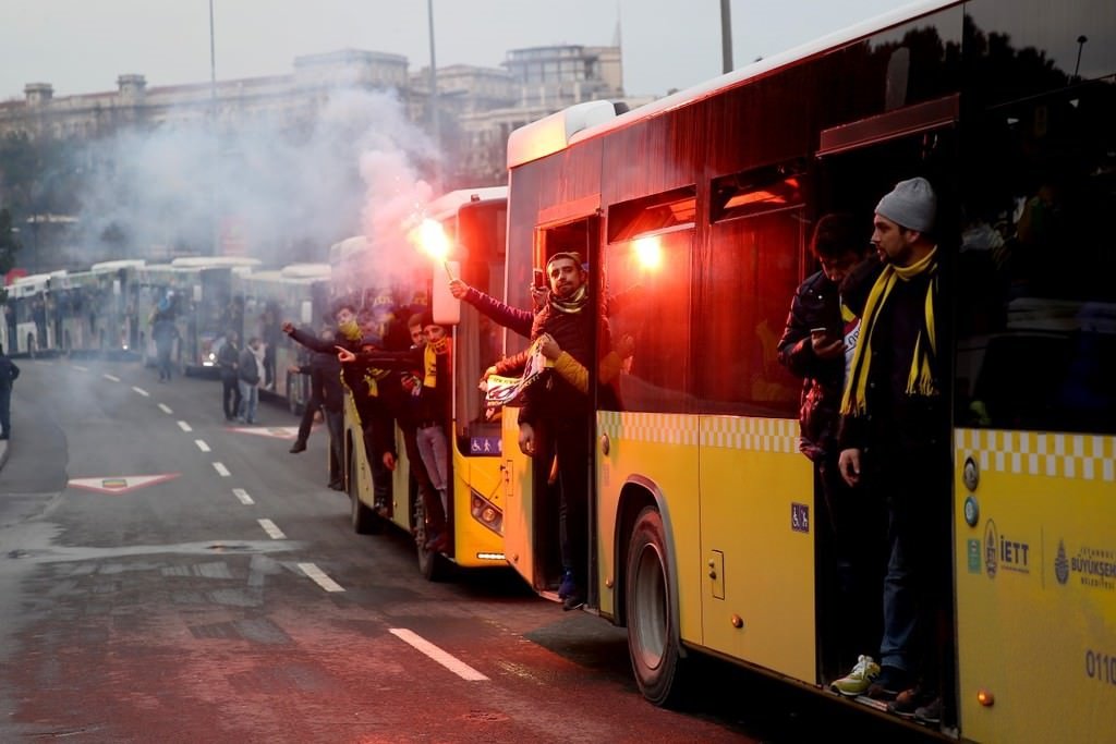 Fenerbahçe taraftarı Vodafone Arena’da