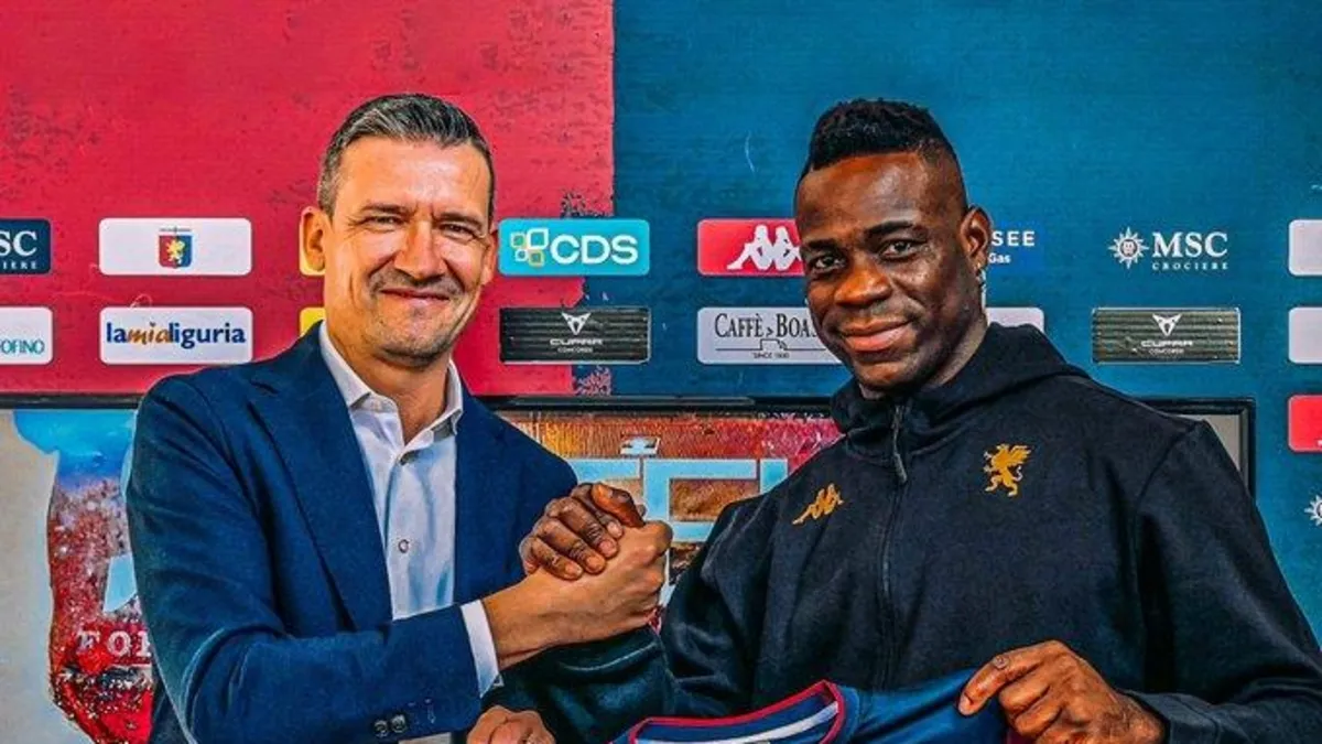 Mario Balotelli Genoa'da
