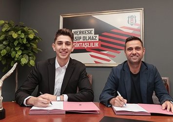 Beşiktaş o isimle sözleşme imzaladı!