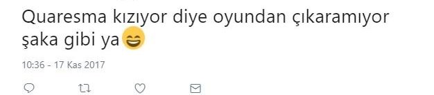 ’’Hey Quaresma come to kendine’’