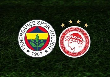 Fenerbahçe - Olympiakos | CANLI