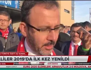 Bakan Kasapoğlu: Gençlerimiz umut verdi